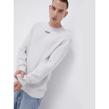 Pánský svetr Tommy Jeans pánský světle šedý svetr 20005453-1670301