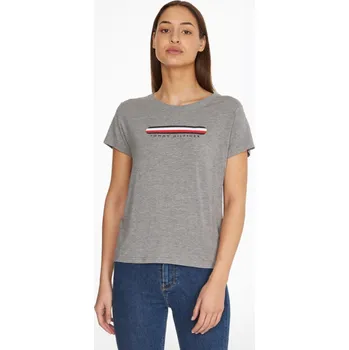 Dámské tričko Tommy Hilfiger dámské šedé tričko 20016996-1686074