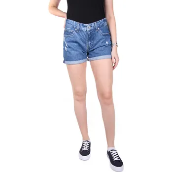 Dámské kraťasy Pepe Jeans dámské modré džínové šortky Mable 20014647-8434786335872