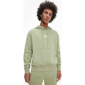 Pánská mikina Calvin Klein pánská olivově zelená mikina 20012655-1747317