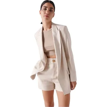 Dámské sako Salsa Jeans dámské béžové sako 20001720-5609807781058