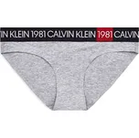Calvin Klein šedé dámské kalhotky 20000097-8719851875065