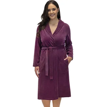 Dámský župan Dámský župan Vivisence 5022 Barva: Fialová, Velikost: XL
