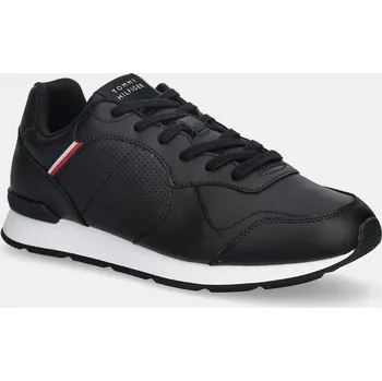 Oblečení a móda Kožené tenisky Tommy Hilfiger RUNNER ICON LEATHER FM0FM05740 černá 99X, EUR 43