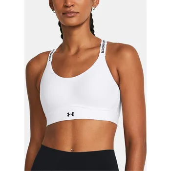 Dámské spodní prádlo Under Armour Dámské Dámská podprsenka Under Armour UA Infinity Mid 2.0 Bra-WHT Bílá M D-DD (2937539)