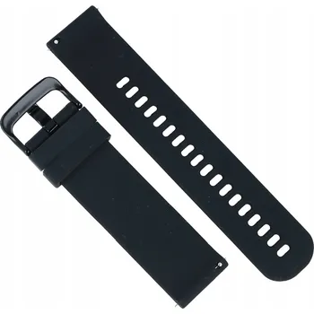 Silikonový řemínek pro chytré hodinky Diloy CS0SBR42.01.22 22 mm černý