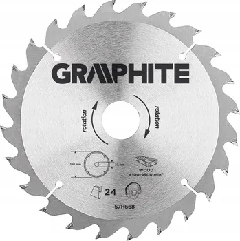 Příslušenství k pile Kotoučová pila Verto 61H122 190x30mm