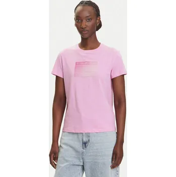 Dámské tričko Tommy Jeans dámské růžové tričko 99929627-8721186986781