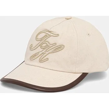 Kšiltovka Bavlněná baseballová čepice Tommy Hilfiger béžová barva, AM0AM14032 01X, vel. ONE SIZE