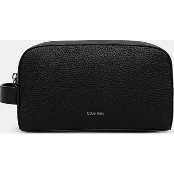 Kožená kosmetická taška Calvin Klein LV04D1031G černá 99X, vel. ONE SIZE