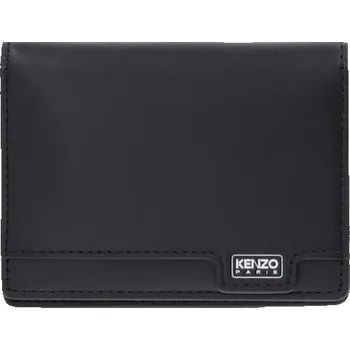 Peněženka Kožené pouzdro na karty Kenzo černá barva, FF68PM801L40 99X, vel. ONE SIZE