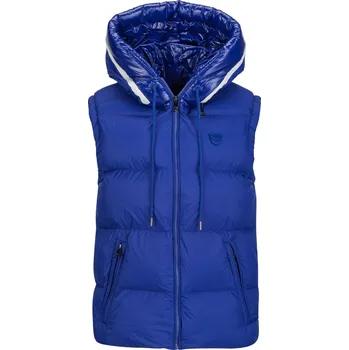 Pánská vesta 19V69 Pánská modrá vesta 20022364-2141503