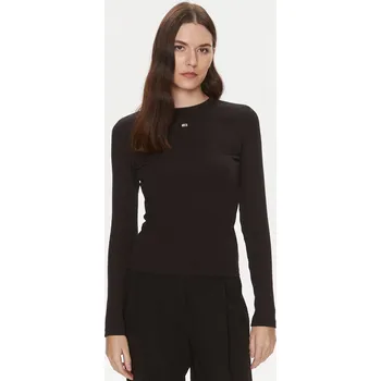 Dámské tričko Tommy Jeans dámské černé tričko Slim 20006881-2126869