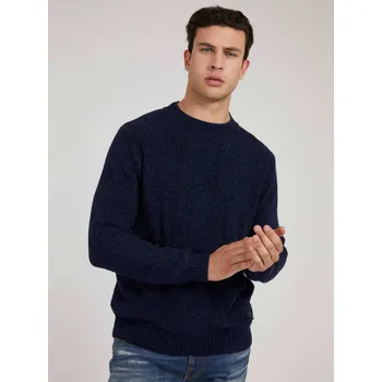 Pánský svetr Guess pánský tmavě modrý svetr 20010445-7620207799649