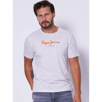 Pánské tričko Pepe Jeans pánské šedé tričko Eggo 20016073-8445512829718