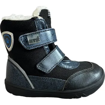 Chlapecké tenisky KTR dětská zimní obuv s membránou black/blue jeans SN2518/TEX/PA Velikost: 26