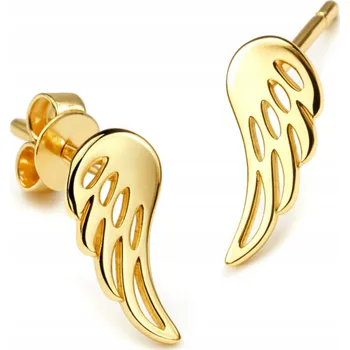 Náušnice Zlaté Náušnice 585 Andělská křídla Zlato 585 pro Ženy Puzetky