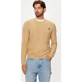 Pánský svetr Tommy Jeans pánský béžový svetr 20003323-2119083