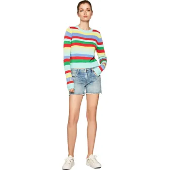 Dámské kraťasy Pepe Jeans dámské džínové šortky Rainbow 20014658-1499575