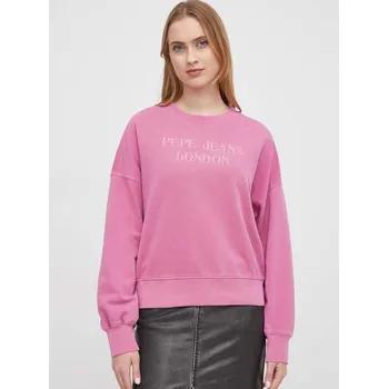 Dámská mikina Pepe Jeans dámská růžová mikina 20014584-8445866636550