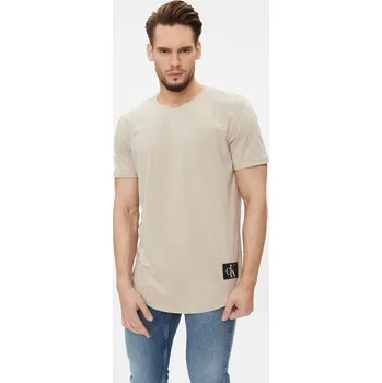 Calvin Klein pánské béžové tričko 20008964-2200996