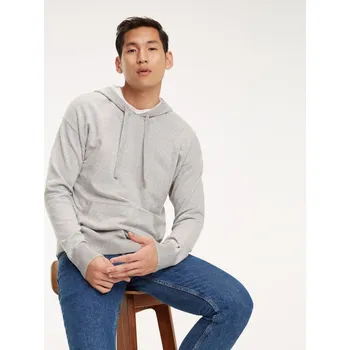 Pánský svetr Tommy Hilfiger pánský šedý svetr Hoody 20012074-8719857180453