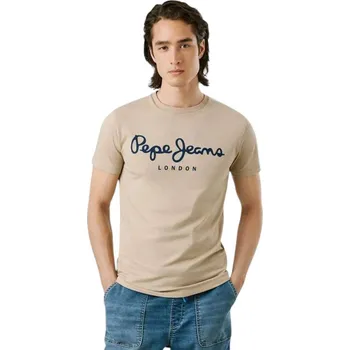 Pánské tričko Pepe Jeans pánské béžové tričko 20024053-8447166740616