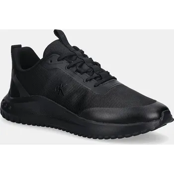 Pánské tenisky Tenisky Calvin Klein EVA RUNNER LACE UP MAT MIX YM0YM01442 černá 99X, EUR 44
