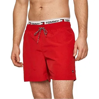 Pánské plavky Tommy Jeans pánské červené plavky MEDIUM DRAWSTRING 20013768-1593464