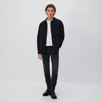 Pánské oblečení Reserved - Džíny slim se sepraným efektem - šedá - XO401-90J - XO401-90J-282