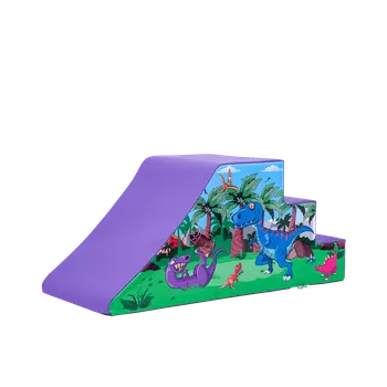 Skákací hrad Soft Play pěnová skluzavka pro děti | Pěnové bloky a kostky TÉMATIKA: Dinosauři