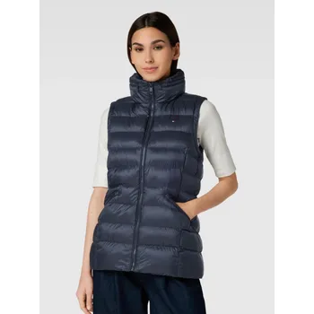 Dámská vesta Tommy Hilfiger dámská tmavě modrá prošívaná vesta 20018716-1994599
