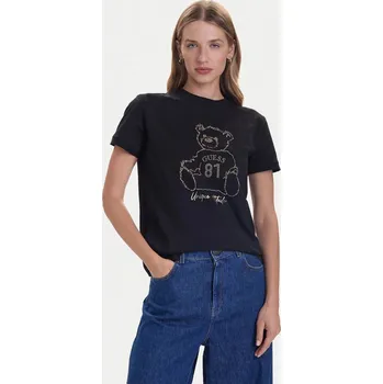 Dámské tričko Guess dámské černé tričko 20024631-7621806003441