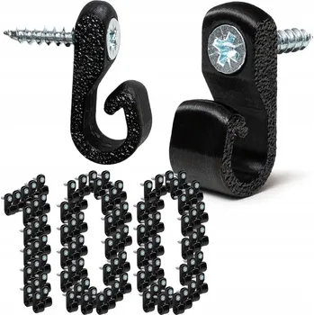 IP kamera Háčky na vánoční světýlka, montáž girland a dekorací, vruty POZINKOVANÉ