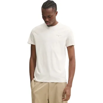 Pánské tričko Tommy Jeans pánské krémové tričko 20003722-2182865
