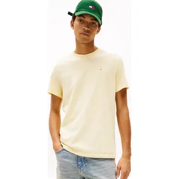 Pánské tričko Tommy Jeans pánské žluté tričko 20003720-2188904