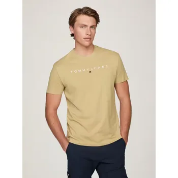 Tommy Jeans pánské béžové tričko 20003680-2186801