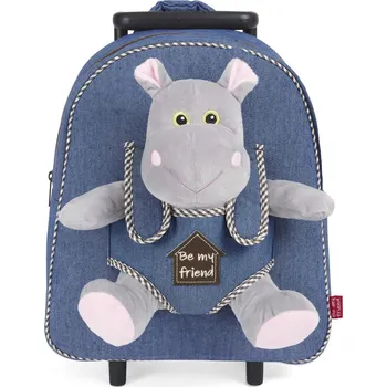 Dětský batoh Dětský BATOH S ODEPÍNACÍM MAZLÍČKEM BATOH NA KOLEČKÁCH POHODLNÝ BEZPEČNÝ