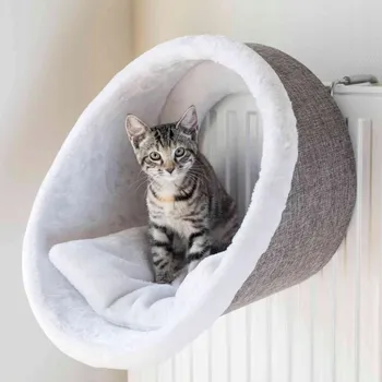 Pelíšek pro kočku PELÍŠEK Houpací síť pro kočky na radiátor Pohodlný plyš TRIXIE do 5 kg