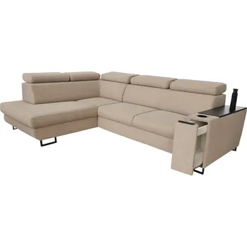 Sedací souprava Rozkládací rohová sedačka SAGEL béžová II