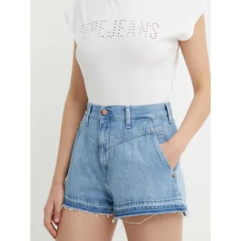 Dámské kraťasy Pepe Jeans dámské modré džínové šortky 20014683-8445866571042