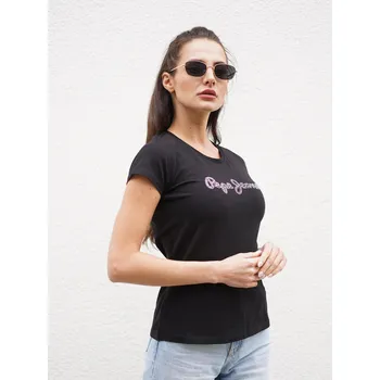Dámské tričko Pepe Jeans dámské černé tričko 20013893-1755824