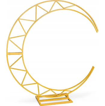 Obraz Zlatý půlměsícový dekorativní stojan 180 cm – stěna s pozadím pro svatba a události