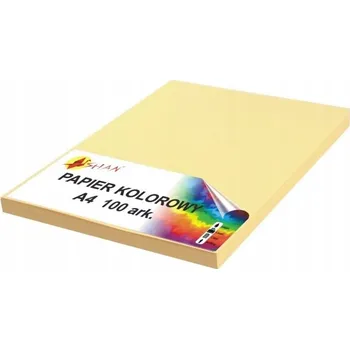 Kancelářský papír Barevný papír A4 90g chamois (krémový) 100 listů