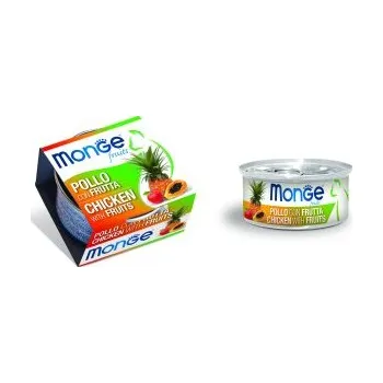 Krmivo pro kočku MONGE FRUIT Cat kuře s ovocem 80g/24b