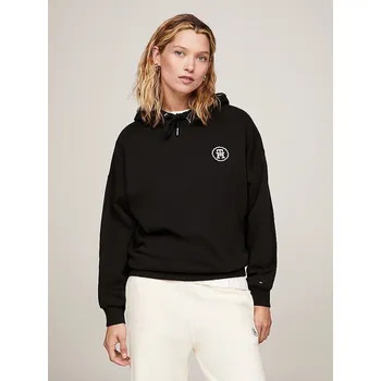 Dámská mikina Tommy Hilfiger dámská černá mikina s kapucí 20018749-2069159