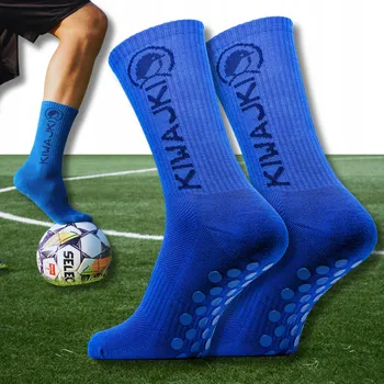 Pánské ponožky KIWAJKI Fotbalové štulpny modré vel. 41-45