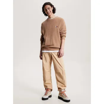 Pánský svetr Tommy Jeans pánský zlatohnědý svetr 20005550-1979435