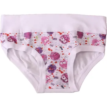 Dívčí spodní prádlo Dívčí kalhotky s obrázkem Emy Bimba B2940 bílá velikost 3