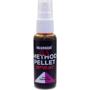Návnadové aroma Haldorádó Dip 4S Pellet Spray 30ml Chilli-Česnek